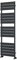 Milano Lustro Anthracite Flat Panel Heated Towel Rail - 1500mm x 450mm