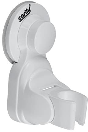 vet italy Vetrineinrete® Supporto per soffione Doccia a Ventosa Regolabile Gancio Porta doccetta Accessorio da Bagno