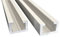 Alutec Aluminium C-Profil 17x11mm passend für M8 Schraube eloxiert T Nutschiene (2St. 0,5m)