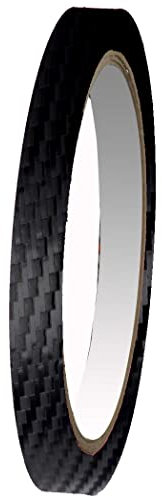INDIGOS UG - Klebeband weiß glänzend - 10m x 12mm - Zierstreifen Auto Zubehör - Felgenaufkleber Motorrad - Autofolie - Boot Modellbau - Dekorstreifen Seitenstreifen Tuning