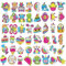 QCHMM DIY Diamand Painting Tiere Set, Diamant Malerei Kits, 5D Tiermalerei Tiere Diamant Aufkleber Kits, DIY Diamant Painting Spielzeug Kits (48 Stücke Diamantmalerei Aufkleber)