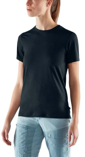 Fjällräven Damen Abisko Wool SS W, Black, M