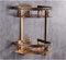 Badezimmer-Duschregal-Organizer zur Wandmontage, Badezimmer-Duschregale zur Wandmontage, antikes Bronze-Aluminium, geschnitztes Badezimmerregal, Seifenhalter, Badezimmer-Badewanne, Duschregal (Color