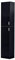 Redd Royal Tall Slim Bathroom Unit Storage Cabinet Black High Glossing Tallboy Cupboard with Wood Shelves and Door Living Room Bookshelf Bookcase for Narrow Small Space (high glossing black)