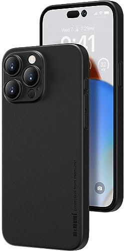 memumi Ultra Sottile Custodia per iPhone 15 Pro, 0.3mm Super Light Matte Hard Cover Posteriore per iPhone 15 Pro Sottile, Cassa del Telefono Minimalista Progettato