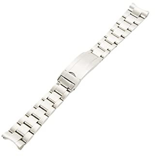 LUGEMA Massives Edelstahlband, passend für Rolex Explorer II Armband Cosmograph, männliches Armband, 20 mm, 20 mm, Achat