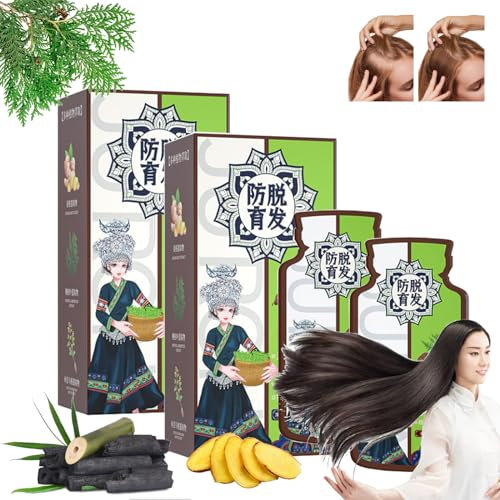 Ginger Plant Extract Anti-Hair Loss Hair Shampoo, Ginger Shampoo for Hair Growth, Hair Strengthening Shampoo, Ginger Anti Hair Loss Shampoo Oil Control Ginger Shampoo for Women & Men