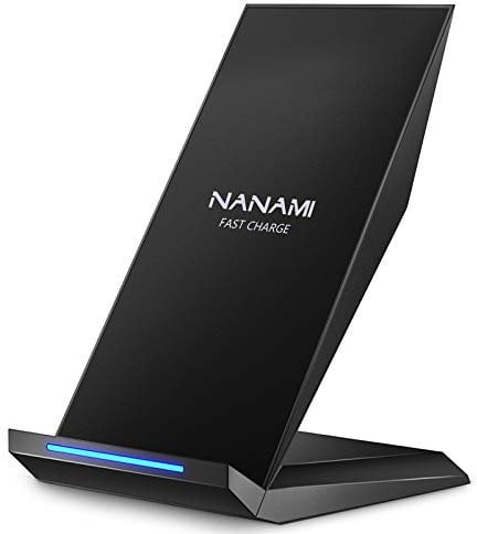 NANAMI Fast Wireless Charger, 15W Induktive Ladestation für Apple iPhone 16 15 14 13 12 Pro 12 11 XS Max XR X 8 Plus, Kabelloses Ladegerät Qi Phone Handy Charger Schnell für Samsung Galaxy S25 S24 S23