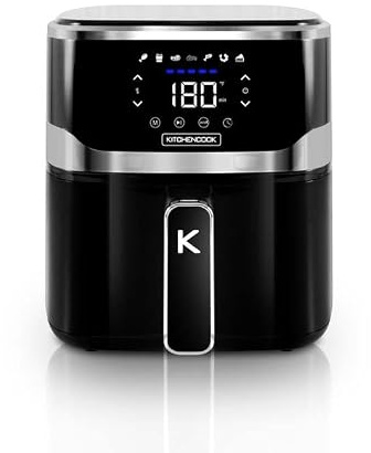 Kitchencook - Airmed55 - Noir - Friteuse Sans Huile - 5,5 L - 1400 W
