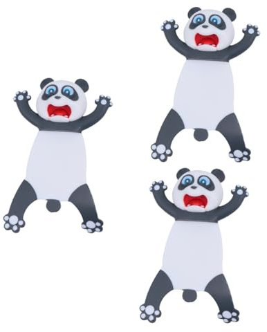Operitacx 3stücke Kreatives Panda Lesezeichen Wiederverwendbar Niedliches Design Für Schüler Und Buchmarkierung Für Lustiges Leseerlebnis