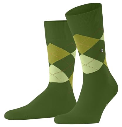 Burlington Herren Socken King M So Baumwolle gemustert 1 Paar, Grün Palm Tree 7613, 46-50