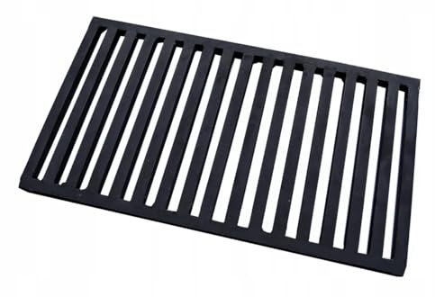 Grille de foyer d’angle 37x26 cm | 26x37 cm – Grille en acier pour cheminée, grille à cendres, grille de foyer robuste et résistante, grille de four | 370x260 mm | 260x370 mm | Épaisseur 12 mm