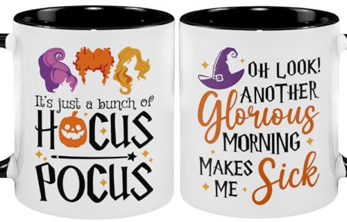 Hocus Pocus Mug, Hocus Pocus Halloween Coffee Mugs for Women, Cauldron Style Sanderson Sisters Cup, Perfect Hocus Pocus Gift, Unique Halloween Coffee Gifts for Hocus Pocus, Sanderson Sister Coffee