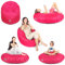 PATCH HOME 2-in-1 Sitzsack Sessel - Gaming Bean Bag mit Reißverschluss - Bereits befüllt, Ergonomisch & Robust für Kinder & Erwachsene - Indoor & Outdoor, Wetterfest (Magenta, 155cm)