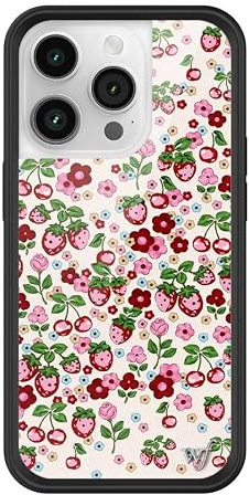 Wildflower Berry World Schutzhüllen – kompatibel mit iPhone 14 Pro | Aufprallzertifizierte 2 m Fallschutzhülle, erhöhter Schutz, niedliches ästhetisches Design, kleines Unternehmen für Frauen