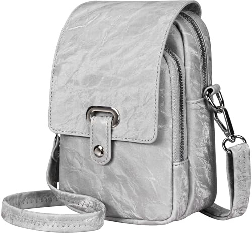 Leathario Cross Body Bag Women, Vegan Leather Phone Bag, Small Women's Cross-Body Bags, Versatile Handbags and Shoulder Bags