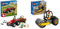 LEGO City Tracteur Rouge de Ferme avec Remorque & Mouton + Rouleau Compresseur de Construction 60461 + 60401