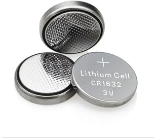 Pilas de botón CR2016 3V Litio, Pack de 5 Unidades Alta duración, sin Mercurio 21x1.6mm