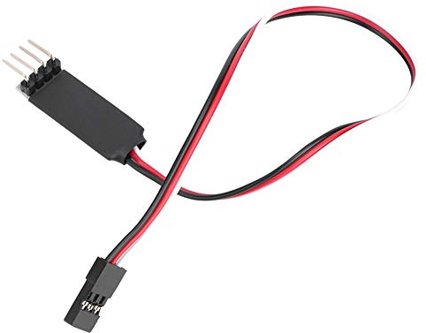 Resefinem Light Flashing Lampen Fernbedienungsschalter CH3 Licht Controller Modul für RC Modellauto – 24 cm Spannungsboost 12 Stück 5mm LED