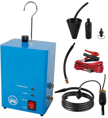 Auto Kfz Nebelmaschine 12V Rauchmaschine KFZ Rauchleckdetektor EVAP Vakuum Rauch Diagnosegerät Eingebaute Luftpumpe Überprüfung des Kraftstofftanks für Auto, Motorräder, Boote, LKW, Schnellboot