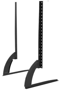 TV Stand, For 32 To 75 Inch Screen TVs, Universal Table Top Mount Base 3-Level Height Adjustable Legs Max VESA 600x400mm