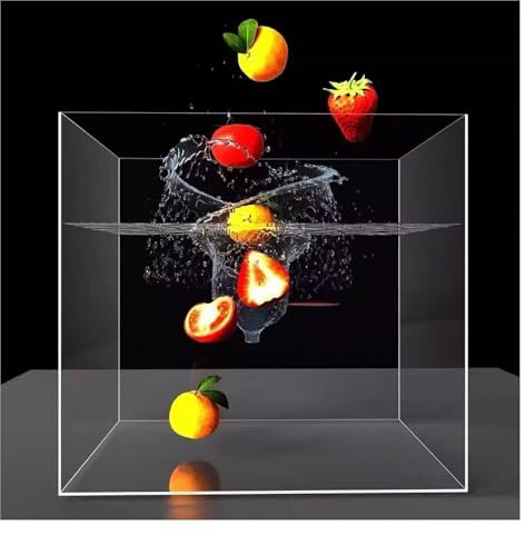 Creative Photography Tray, Transparent Acrylic Water Tank Photography Shallow Sink Photo Props Tray, Water Tank Display Box(80x100x5.5cm/31.5x39.4x2.2in)