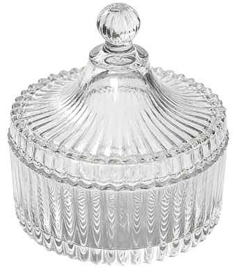 Boîte À Poudre Corporelle Contenant En Verre De 800 Ml Avec Houppette De | Récipient à Poudre avec Couvercle pour Femmes Bain Visage Douche Cosmétique Soin de la Peau et du Corps Salle de Bain