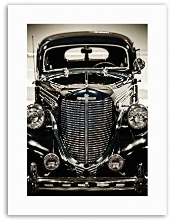 Wee Blue Coo CAR OLD FASHIONED AUTOMOBILE CLASSIC Poster Picture Vintage Canvas art Prints