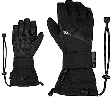 Ziener Erwachsene MARE GTX Gore plus warm glove SB Snowboard-handschuhe, schwarz (black hb), 6.5