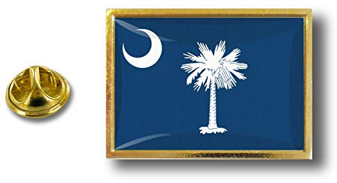 Akacha pins pin's Flag National Badge Metal Lapel hat Button Vest USA South Carolina