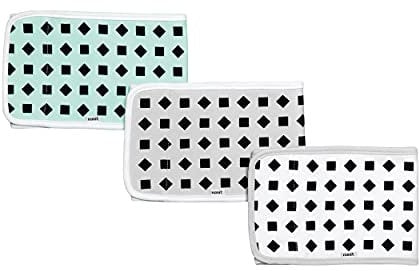 Nanit Bracelet respiratoire – Works Pro Baby Monitor pour Suivre la Respiration sans capteur de Mouvement, alertes en Temps réel, 100% Coton, Petit (Lot de 3), 0-3 Mois, Multicolore