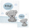 U Heft Hülle und Impfpass Hülle Set Tiere (Uheft Set personalisiert, Koala Blau)