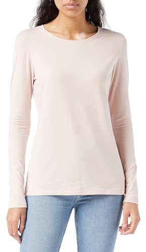 Amazon Essentials Femme T-Shirt à Manches Longues, Col Rond, Coupe Classique (Disponible en Grande Taille)