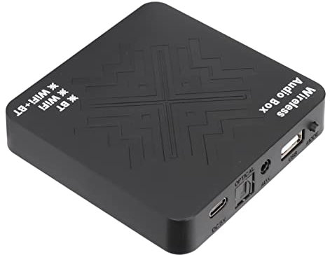 Annadue Q3 Bluetooth Audio Receiver, HiFi Wireless BT5.0 Audio Adapter, 3.5mm Stereo/Digital Optical Audio Output, for Car Speaker/Home Theater Syetem