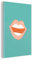 MuchoWow Glasbild Glasfoto Wandbild Bilder Deko 40x60 cm Blau - Zähne - Rot