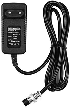 Mischpulte Mischpult Netzteil Netzteil 15V 230mA Universeller 4-poliger runder Anschluss für 16 Kanäle oder weniger Mischkonsolen Ersatzzubehör 100-240V Eingang EU-Stecker