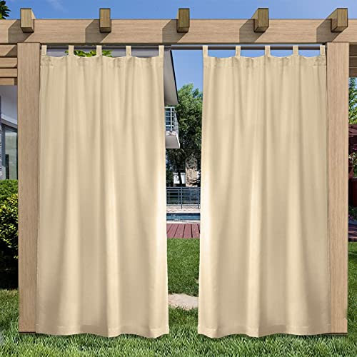 SK Studio Tende da Sole per Esterno Tende Termiche Isolanti Tende Idrorepellenti con Passanti Tende da Esterno Protezione dai Raggi UV per Giardino Cortile Balcone 1 Pezzo Cachi, 253x241cm