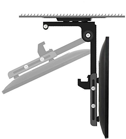Soporte de TV Soporte de Pared para TV Soporte de TV para Techo Debajo del Soporte de TV Eslabón Giratorio Plegable para TV LCD de 17 a 37 Pulgadas Monitor LED Pantallas Planas Soportes de T