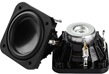 SBOJI 2 stücke 2 Zoll Portable Audio Full Range Lautsprecher 4 Ohm 10w Sound Lautsprecher Heimkino Lautsprecher Aluminium Regallautsprecher