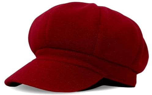 Fasbys Newsboy Cap for Women, Ivy Gatsby Cabbie Hats Bakerboy Style Peaked Visor Berets