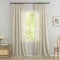 VOILYBIRD 2er Set Leinen Mischgewebe Vorhänge mit Kräuselband Leinenoptik Gardinen für Schlafzimmer Wohnzimmer (HxB 245 x 140 cm, Beige)