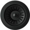 Liquida SW1MB Matt Black Kitchen Sink Basket Strainer Waste