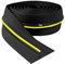 Bande d'étanchéité universelle pour bas de porte de garage robuste et résistante aux intempéries pour garder le garage propre et sec (noir, 100 mm (l) x 25 mm (H) x 1 m (L))