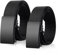 oeeo 2 Stück Arbeitsgürtel Herren,Gürtel Herren,Stufenlos Verstellbarer Canvas Belt für Arbeit und Reisen, Keine Metallschnalle,Schneller Pass durch die Flughafensicherheit