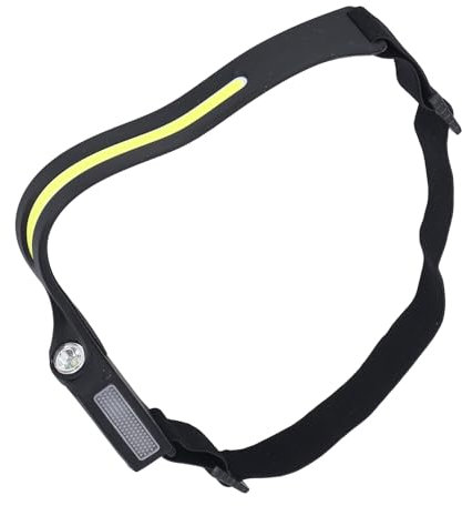 Faro Ricaricabile a LED COB, Faro in Silicone a Luce Morbida e Uniforme, Faro con Interruttore a Doppio Pulsante, Lampada USB con Rilevamento Intelligente per il Lavoro