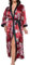 NSICBMNO Robe de chambre en soie pour femme, kimono grande taille, robes de chambre longues, peignoirs légers en satin floral, vêtements de nuit sexy, peignoirs de bain pleine longueur, peignoir de
