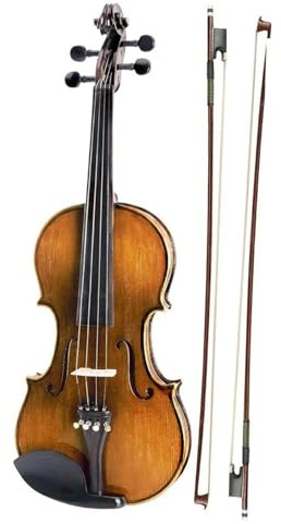 Geige Anfänger 1-teilige Violine Aus Massivem Holz Mit Prelude-Saiten, Größe 4/4 (volle Größe)