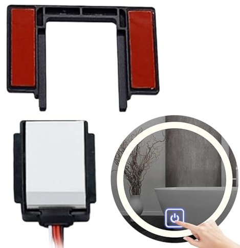 Bathroom Controller LED Dimmer - Stepless Dimming Light Dimmer | Bathroom Light Controller, Makeup Mirrors Controller, DC12-24V LED Dimmer for Smart Home Lamp