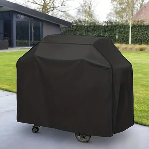 PQETBV Funda para Barbacoa, Cubierta BBQ de Parrilla, 420D Oxford Funda Barbacoa Exterior Impermeable, Cubierta de Barbacoa Exterior Anti-Viento/Anti-Polvo/Anti-Humedad/Anti UV