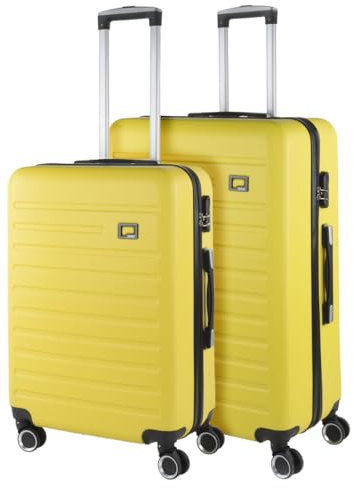 SKPAT - Gepäck-Sets, Reisekoffer, Reisekoffer Set, Kofferset, Hartschalenkoffer, Trolley-Set, Luggage - Große Auswahl an Koffer & Trolleys für Jede Reise!, Gelb
